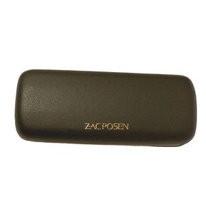 ZAC POSEN Designer Gray Hard Eyeglasses Sunglasses Case 6.25 x 2.5 x 1.5